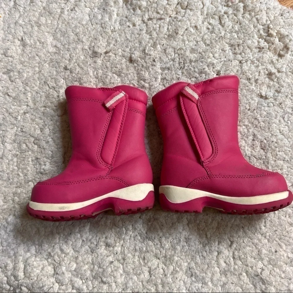 Lands' End Kids Pink Winter Boots Size 6M